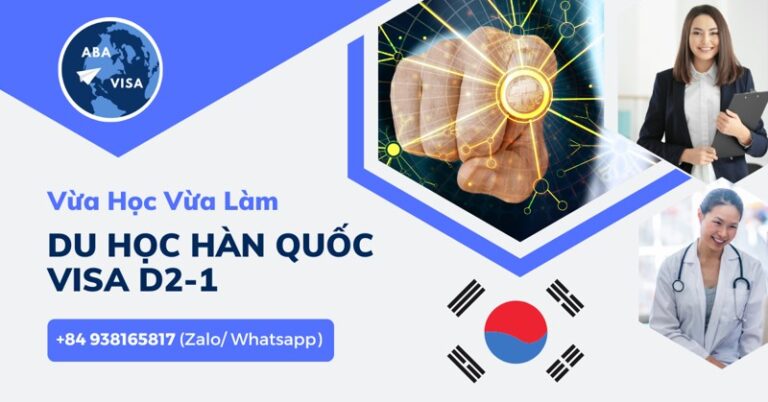 Du học Hàn Quốc visa D2-1 vừa học vừa làm