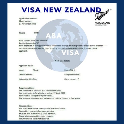 Visa New Zealand