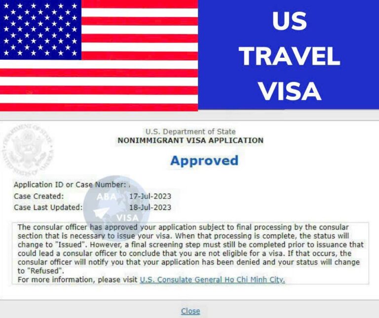 Approved USA Visa